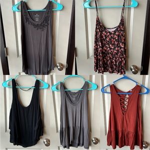 Lot of 5 Women’s Sz Large Tank Tops